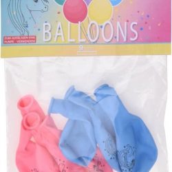 Tom Ballonnen Eenhoorn 23 Cm Latex Roze/blauw 6 Stuks