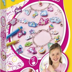 Totum kawaii bedelarmbandjes maken - 3 armbandjes - meer dan 50 bedels met vrolijke dieren en figuren