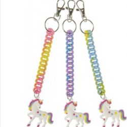 Traktatie Uitdeelcadeautjes Kinderen - 6 x Unicorn Hanger Spiraal - Grabbelton Cadeautjes - Klein Speelgoed
