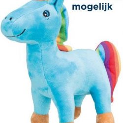 Trixie pluche eenhoorn met geluid  assorti 25 cm