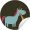 Tuinposter rond Eenhoorn illustratie - Een illustratie van een eenhoorn die overgeeft Tuinposter - Ronde tuinposter 150x150 cm - Tuindoek/Buitencanvas/Schilderijen voor buiten (tuin decoratie)