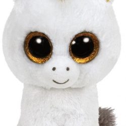 Ty Beanie Witte Eenhoorn Pegasus Knuffel 15cm