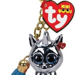 Ty Mini Boo's Clip Silver Unicorn 9cm