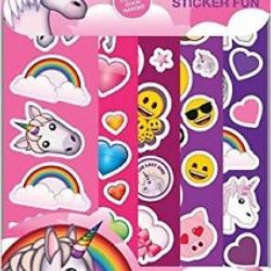 Unicorn Emoji sticker set 5 vellen