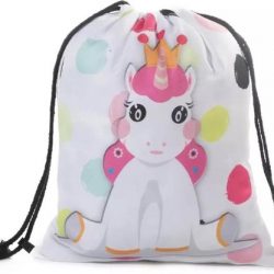 Unicorn Rugtas - Unicorn Rugzak - Peuters & Kleuters - 38 x 34 CM - Trekkoord Rugzak