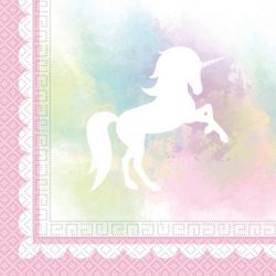 Unicorn Servetten Believe 33x33cm 20 stuks