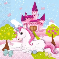 Unicorn Servetten Versiering 33x33cm 20 stuks