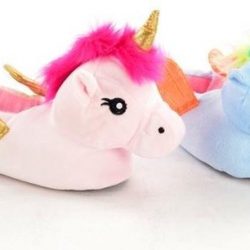 Unicorn dieren pantoffel-roze-maat 32-33