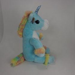 Unicorn knuffel | Eenhoorn pluche | Eenhoorn 50 cm | Eenhoorn blauw |