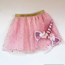 Unicorn rok met haarband - Unicornhaarband - kinderhaarband - tutu