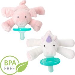 Wubbanub Big + Unicorn ✅   Aanbieding Bundel | Speenknuffels | Fopspeen Speelgoed Baby | Knuffel Eenhoorn | 0-6 Maanden