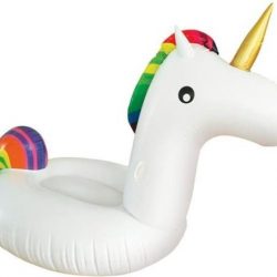 XXL Opblaasbare unicorn - Inflatable - Opblaasbaar - Waterspeelgoed - Eenhoorn - 275 x 140 cm - Luchtbed