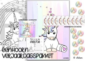 Eenhoorn posters voor kinderkamers